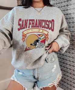T Sweatshirt Women 0 TS0331 San Francisco Established In 1946 Vintage Football Team San Francisco 49ers T Shirt