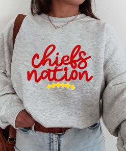 T Sweatshirt Women 00 TSBN112 Chiefs Nation Football Team Kansas City Chiefs T Shirt