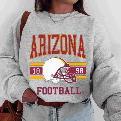 T Sweatshirt Women 0s TS0120 Arizona Football Vintage Crewneck Sweatshirt Arizona Cardinals