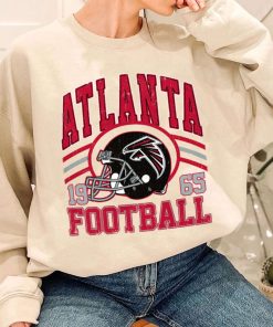T Sweatshirt Women 1 DSHLM02 Vintage Sunday Helmet Football Atlanta Falcons T Shirt