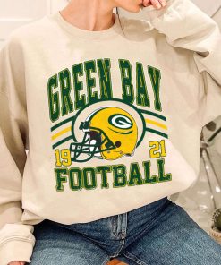 Green Bay Packers Football Vintage Crewneck Sweatshirt - Cruel Ball