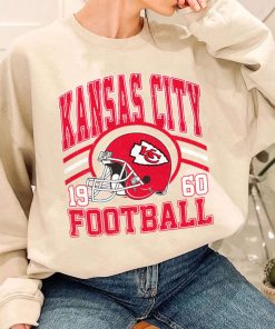 T Sweatshirt Women 1 DSHLM16 Vintage Sunday Helmet Football Kansas City Chiefs T Shirt