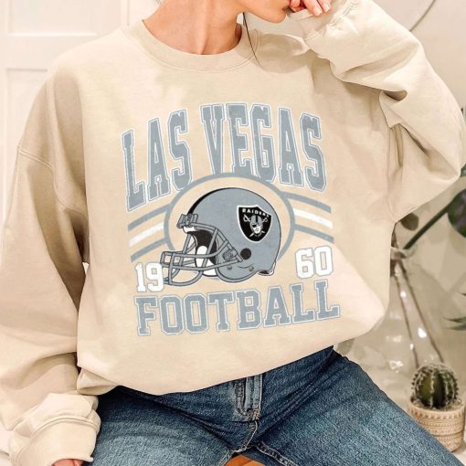T Sweatshirt Women 1 DSHLM17 Vintage Sunday Helmet Football Las Vegas Raiders T Shirt
