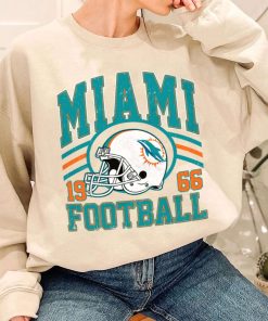 T Sweatshirt Women 1 DSHLM20 Vintage Sunday Helmet Football Miami Dolphins T Shirt