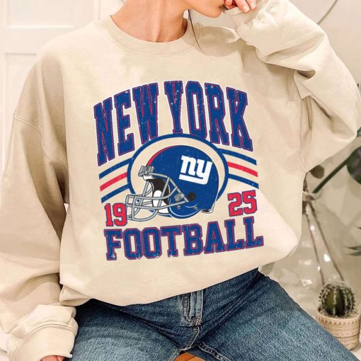 T Sweatshirt Women 1 DSHLM24 Vintage Sunday Helmet Football New York Giants T Shirt