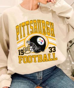 T Sweatshirt Women 1 DSHLM27 Vintage Sunday Helmet Football Pittsburgh Steelers T Shirt