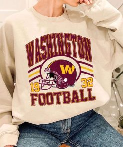 T Sweatshirt Women 1 DSHLM32 Vintage Sunday Helmet Football Washington Commanders T Shirt