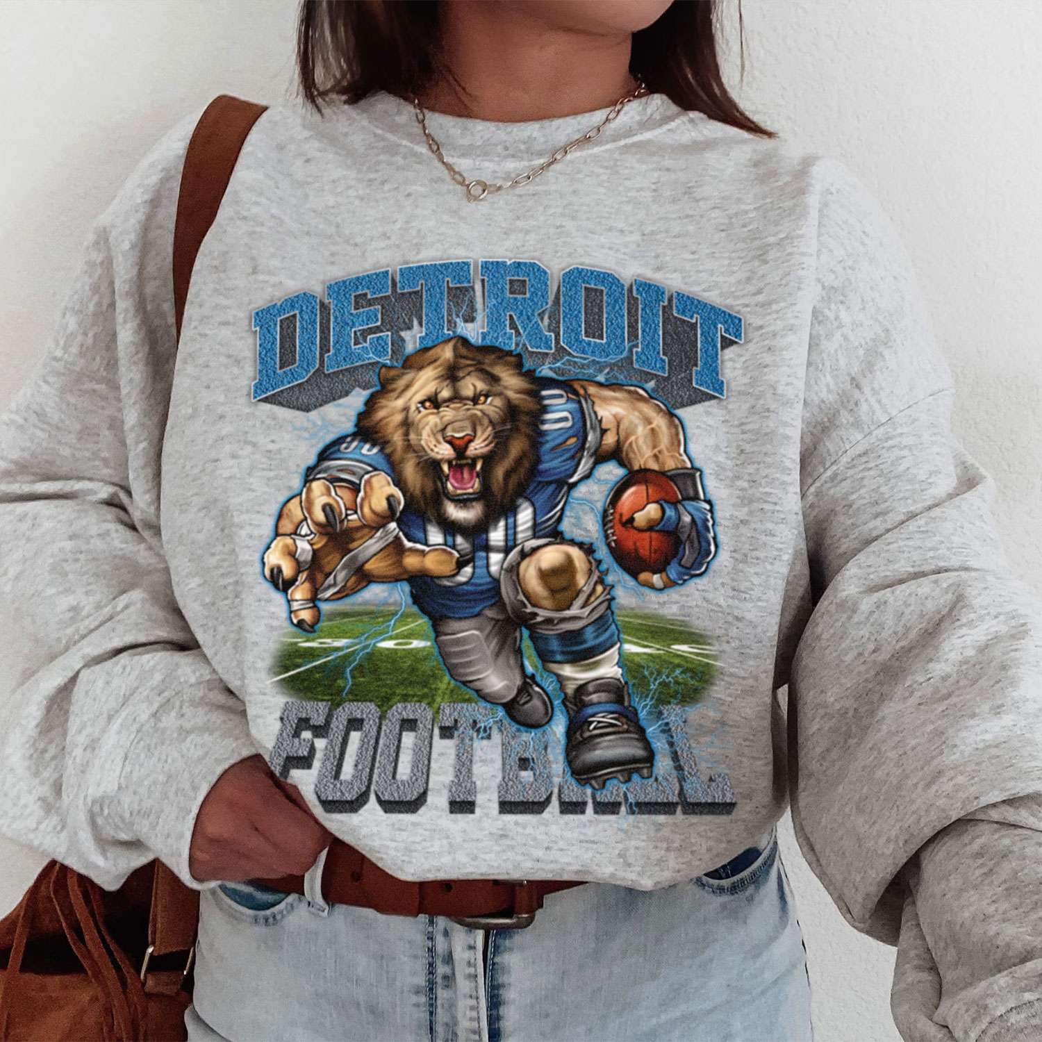 Roary Mascot Detroit Lions T-Shirt - Cruel Ball