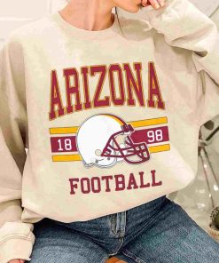 T Sweatshirt Women 1 TS0120 Arizona Football Vintage Crewneck Sweatshirt Arizona Cardinals