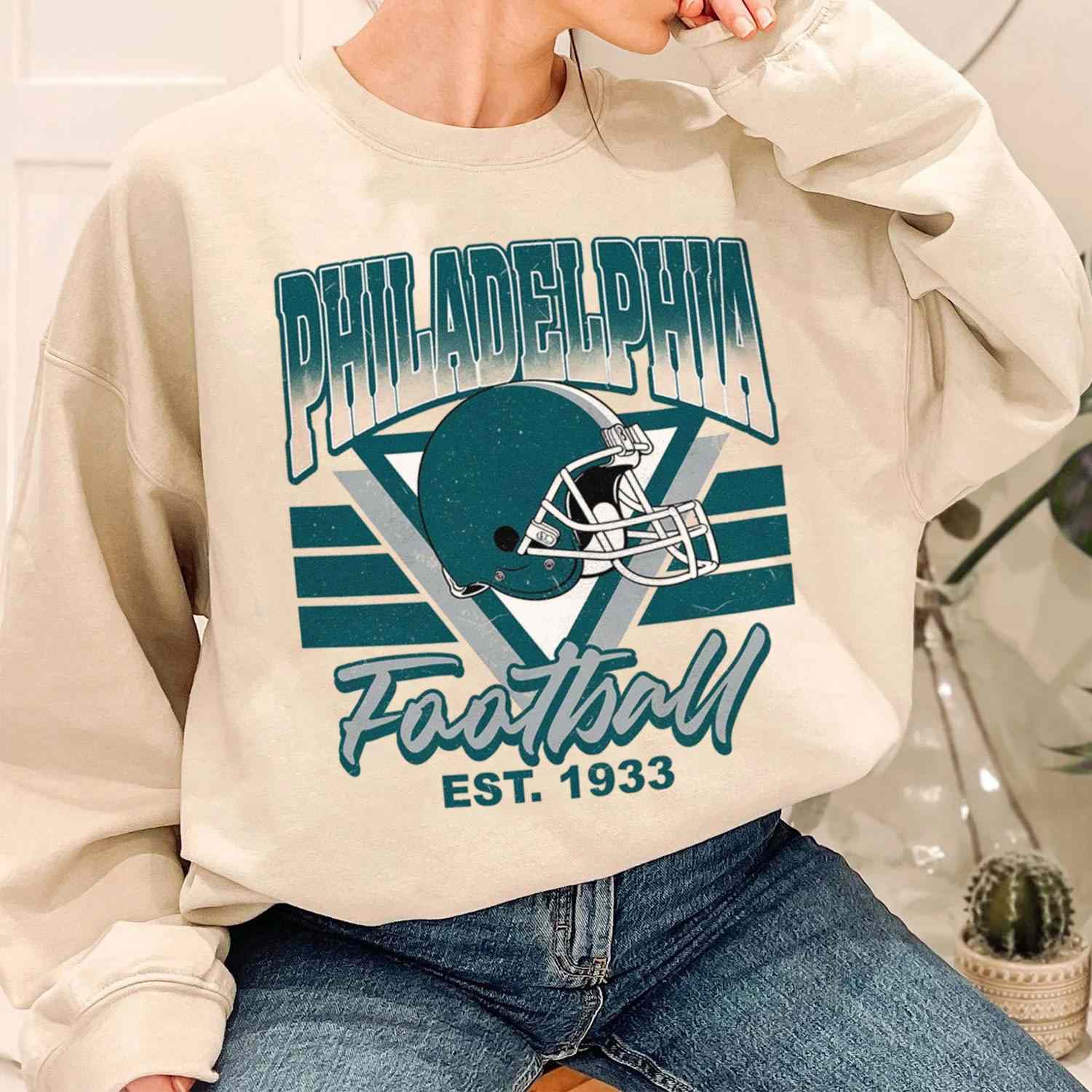 Retro Vintage Philadelphia Eagles Sweatshirt