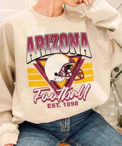 T Sweatshirt Women 1 TS0232 Arizona Helmets NFL Sunday Retro Arizona Cardinals T Shirt
