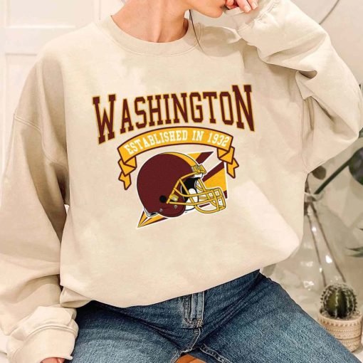 T Sweatshirt Women 1 TS0313 Washington Established In 1978 Vintage Football Team Washington Commander T Shirt