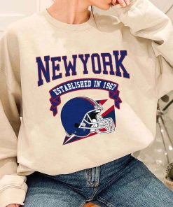 T Sweatshirt Women 1 TS0315 New York Established In 1967 Vintage Football Team New York Giants T Shirt