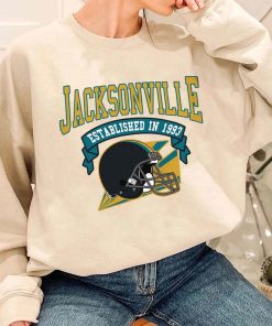 T Sweatshirt Women 1 TS0324 Jacksonville Established In 1993 Vintage Football Team Jacksonville Jaguars T Shirt