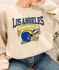 T Sweatshirt Women 1 TS0326 Los Angeles Established In 1936 Vintage Football Team Los Angeles Rams T Shirt