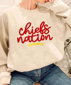 T Sweatshirt Women 1 TSBN112 Chiefs Nation Football Team Kansas City Chiefs T Shirt