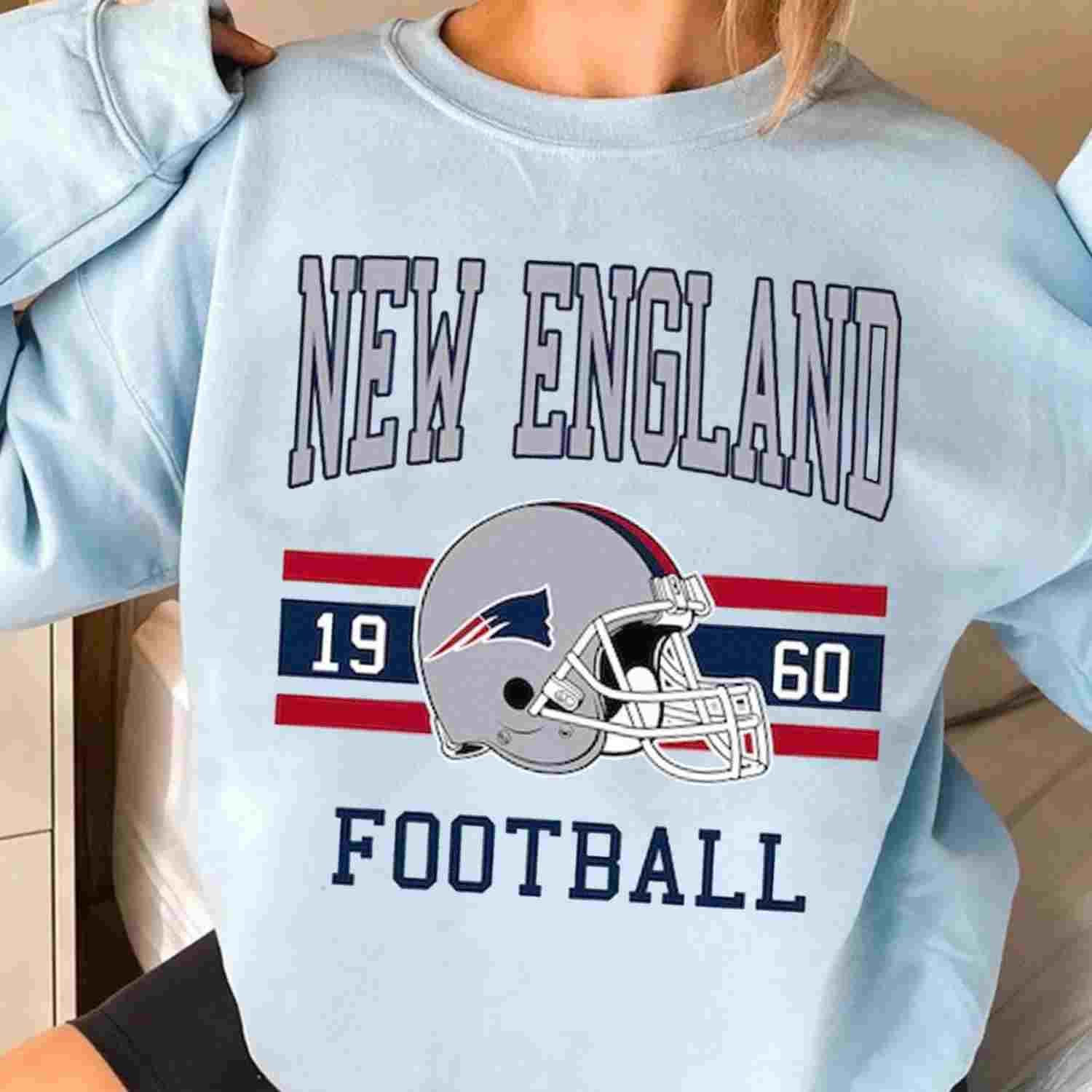 Vintage New England Patriots Sweatshirt, New England Patriots Crewneck  Sweats