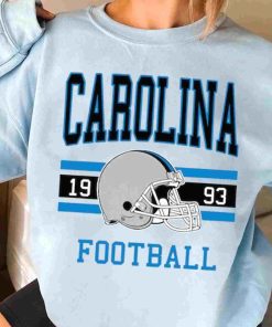 T Sweatshirt Women 3 TS0116 Carolina Football Vintage Crewneck Sweatshirt Carolina Panthers 1
