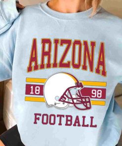 T Sweatshirt Women 3 TS0120 Arizona Football Vintage Crewneck Sweatshirt Arizona Cardinals