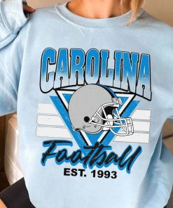 T Sweatshirt Women 3 TS0211 Carolina Helmets NFL Sunday Retro Carolina Panthers T Shirt
