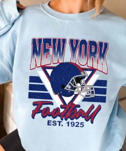 T Sweatshirt Women 3 TS0222 Giants Helmets NFL Sunday Retro New York Giants T Shirt