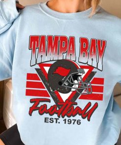 T Sweatshirt Women 3 TS0230 Tampa Bay Helmets NFL Sunday Retro Tampa Bay Buccaneers T Shirt
