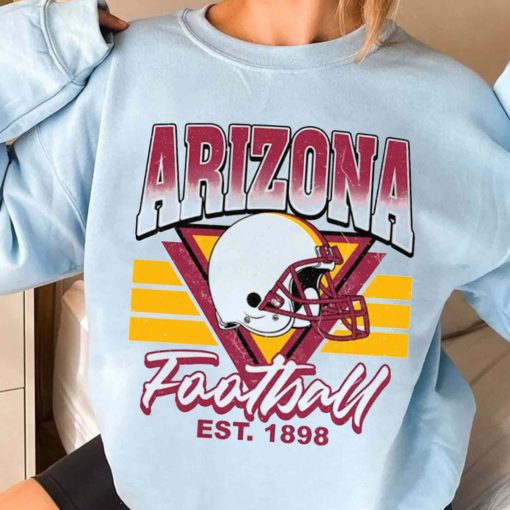 T Sweatshirt Women 3 TS0232 Arizona Helmets NFL Sunday Retro Arizona Cardinals T Shirt