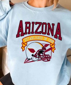 T Sweatshirt Women 3 TS0301 Arizona Established In 1898 Vintage Football Team Arizona Cardinals T Shirt