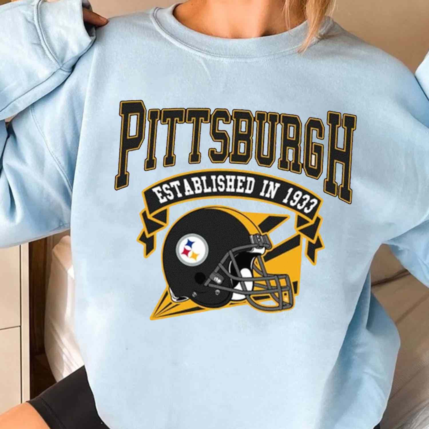 Vintage Football Team Pittsburgh Steelers Established In 1993 T-Shirt