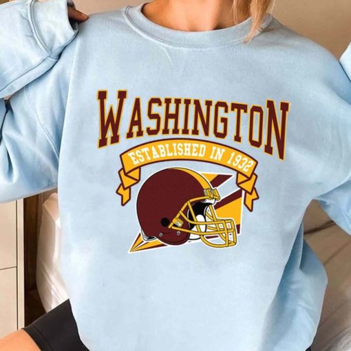 T Sweatshirt Women 3 TS0313 Washington Established In 1978 Vintage Football Team Washington Commander T Shirt