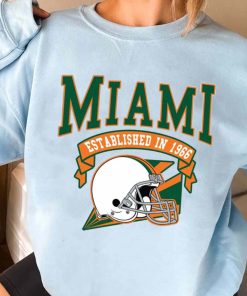 T Sweatshirt Women 3 TS0320 Miami Established In 1966 Vintage Football Team Miami Dolphins T Shirt