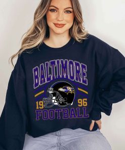 Baltimore Ravens Throwback Helmet Hoodie