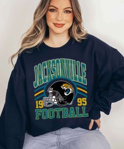 T Sweatshirt Women 5 DSHLM15 Vintage Sunday Helmet Football Jacksonville Jaguars T Shirt