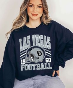 T Sweatshirt Women 5 DSHLM17 Vintage Sunday Helmet Football Las Vegas Raiders T Shirt