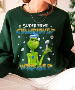 T Sweatshirt Women 6 TSGR18 Grinch Who Me Super Bowl Champions Los Angeles Chargers T Shirt