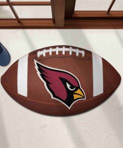 Shaped Mat Mockup 1 DOOR0201 Arizona Cardinals The Duke NFL Ball Shape Doormat