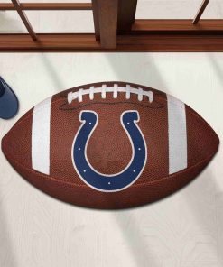 Shaped Mat Mockup 1 DOOR0214 Indianapolis Colts The Duke NFL Ball Shape Doormat