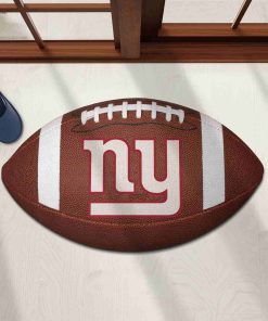 Shaped Mat Mockup 1 DOOR0224 New York Giants The Duke NFL Ball Shape Doormat
