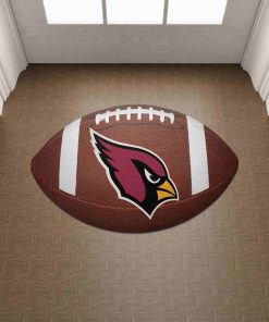 Shaped Mat Mockup 2 DOOR0201 Arizona Cardinals The Duke NFL Ball Shape Doormat