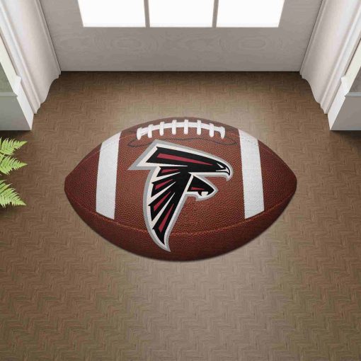 Shaped Mat Mockup 2 DOOR0202 Atlanta Falcons The Duke NFL Ball Shape Doormat