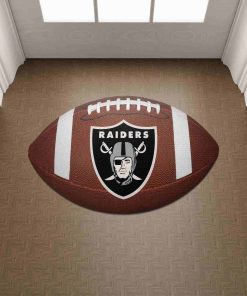 Shaped Mat Mockup 2 DOOR0217 Las Vegas Raiders The Duke NFL Ball Shape Doormat