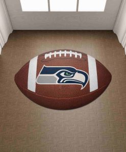 Shaped Mat Mockup 2 DOOR0229 Seattle Seahawks The Duke NFL Ball Shape Doormat