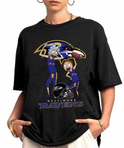 Shirt Women 0 DSRM03 Rick And Morty Fans Play Football Baltimore Ravens