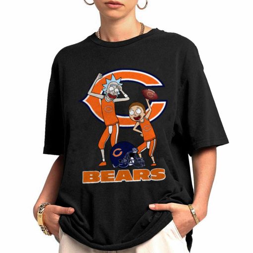 Shirt Women 0 DSRM06 Rick And Morty Fans Play Football Chicago Bears