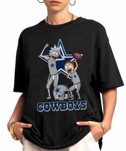 Shirt Women 0 DSRM09 Rick And Morty Fans Play Football Dallas Cowboys