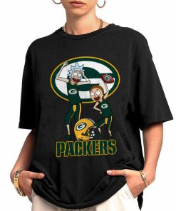 Shirt Women 0 DSRM12 Rick And Morty Fans Play Football Green Bay Packers