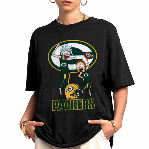 Shirt Women 0 DSRM12 Rick And Morty Fans Play Football Green Bay Packers