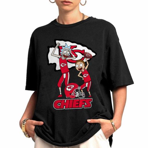 Shirt Women 0 DSRM16 Rick And Morty Fans Play Football Kansas City Chiefs
