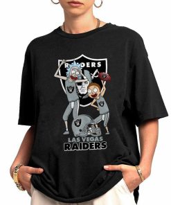 Shirt Women 0 DSRM17 Rick And Morty Fans Play Football Las Vegas Raiders 1