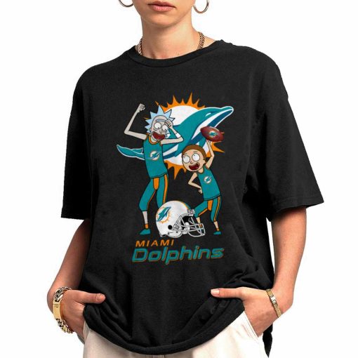 Shirt Women 0 DSRM20 Rick And Morty Fans Play Football Miami Dolphins